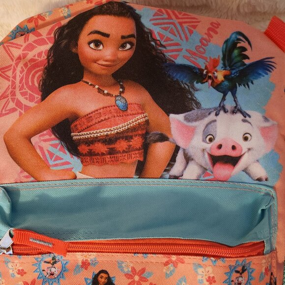 Accessory Innovations Disney Moana 16" (Blue, Pink & Orange) Backpack - Picture 1 of 16